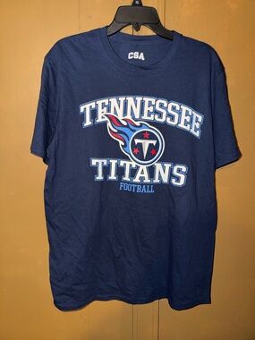 CSA NFL Football Tennessee Titans Graphic T Shirt Men’s Size Large Brand New NT.